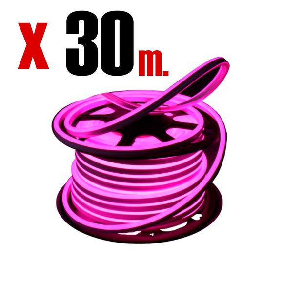 Bobina 30 Metros Neon Flex Rosa 1 Pieza