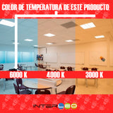 COB Doble Color Cuadrado 17W Centro Frío Reborde Frío 10 Piezas - Interled Mexico